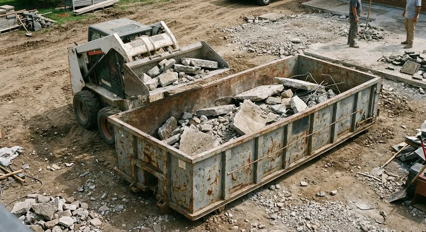 Heavy Concrete Patio Removal in Garland, TX