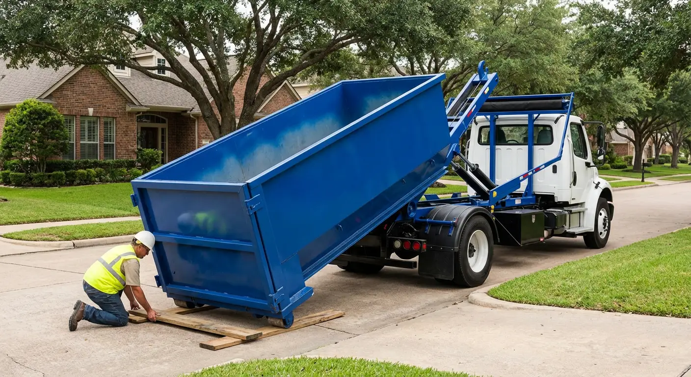 Dumpster rental service in Garland