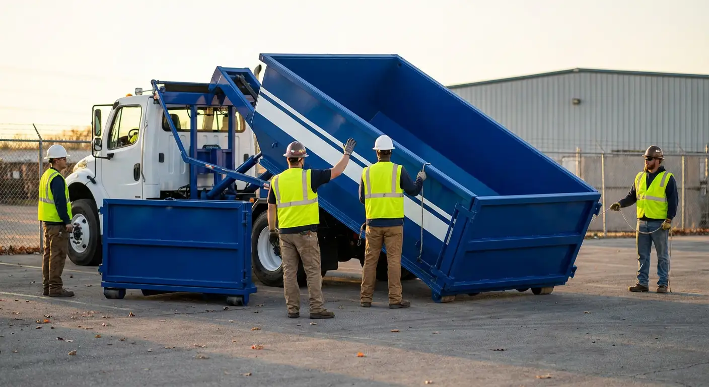Roll-off dumpster service in Garland, TX